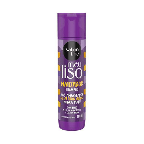 Imagem do produto Shampoo Matizador Salon Line Meu Liso Loiromatizado 300Ml