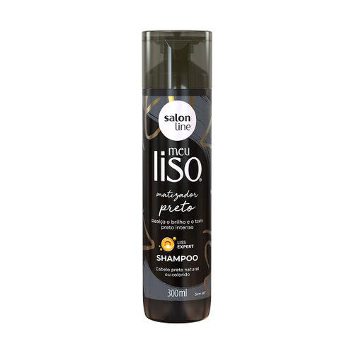 Imagem do produto Shampoo Meu Liso Matizador Preto 300Ml Salon Line
