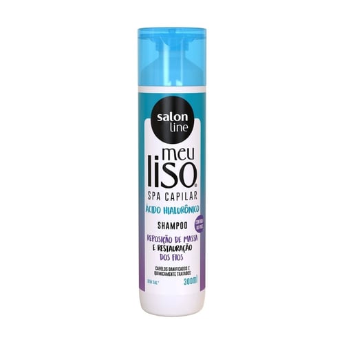 Imagem do produto Shampoo Meu Liso Spa Capilar Ácido Hialurônico 300Ml Salon Line
