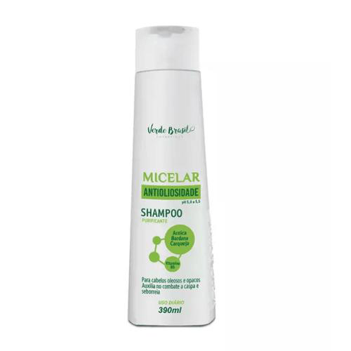 Imagem do produto Shampoo Micelar Antioleosidade Verde Brasil 390Ml