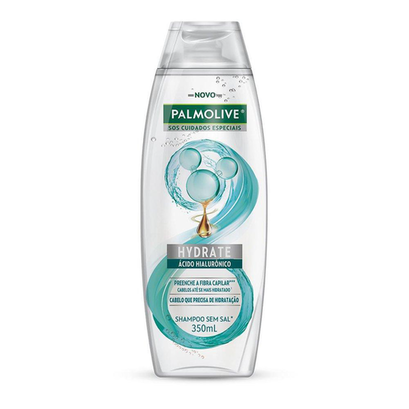 Imagem do produto Shampoo Palmolive Sos Cuidados Especiais Hydrate Hialurônico 350Ml