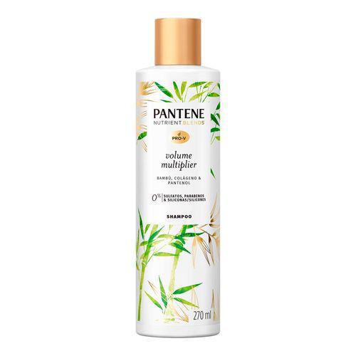 Imagem do produto Shampoo Pantene Nutrient Blends Volume Multiplier Bambu 270Ml 270Ml