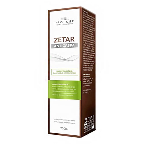 Shampoo Anticaspa Profuse Zetar 200Ml