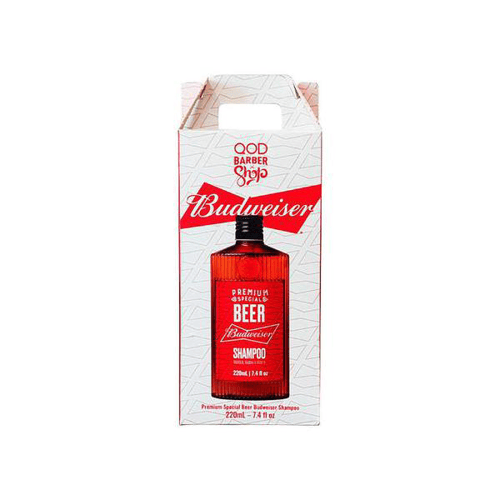 Imagem do produto Shampoo Qod Barber Shop Premium Beer Budweiser Com 220Ml