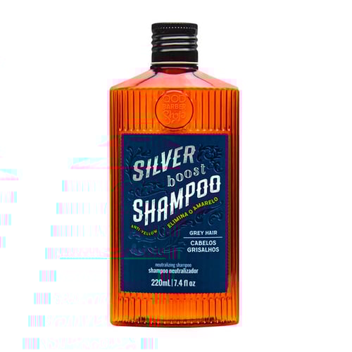 Imagem do produto Shampoo Qod Barber Shop Silver Boost Com 220Ml
