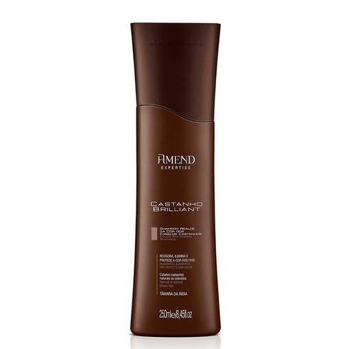 Shampoo Realce Da Cor Castanho Brilliant Amend 250Ml