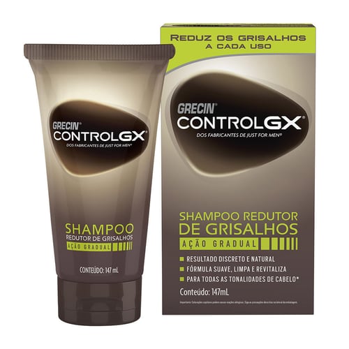 Shampoo Redutor De Grisalho Grecin Control Gx 147Ml
