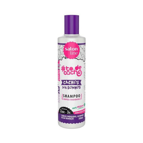 Shampoo Salon Line #Todecacho Cachos Dos Sonhos Limpeza Babadeira 300Ml