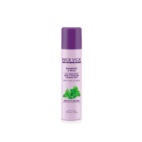 Imagem do produto Shampoo Seco Cabelo Bonito Nutri Hair Hortelã E Melissa 150Ml