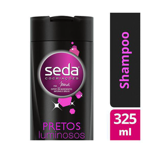 Shampoo Seda Pretos Luminosos Sem Sal Com 325Ml