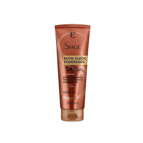 Shampoo Siàge Nutri Óleos Poderosos Com 250Ml Siage