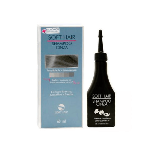 Imagem do produto Shampoo - Tonalizante Soft Hair Cinza Escuro 60Ml