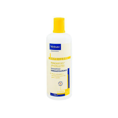 Imagem do produto Shampoo Veterinário Peroxydex Spherulites Para Cães, Gatos E Cavalos Com 500Ml