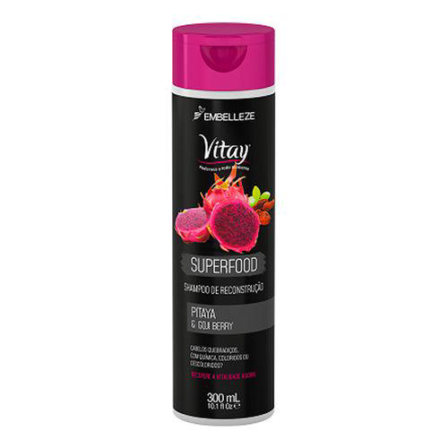 Imagem do produto Shampoo Vitay Superfood Pitaya & Gojiberry Com 300Ml