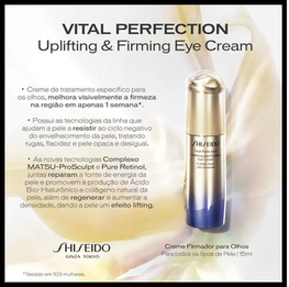 Imagem do produto Shiseido Vital Perfection Uplifting And Firming Eye Cream 15Ml