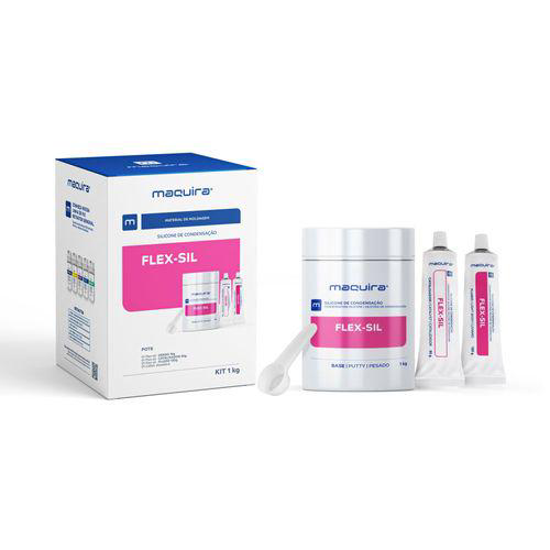 Imagem do produto Silicone De Condensação Flex Sil Kit 1000G Maquira