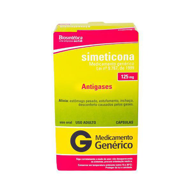 Simeticona 125Mg 10 Cápsulas Gelatinosas