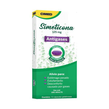 Imagem do produto Simeticona 125Mg 10 Cápsulas