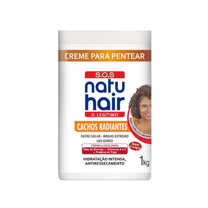 Skafe Natu Hair Creme P/ Pentear Cachos Radiantes 1Kg