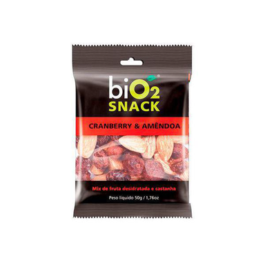 Imagem do produto Snack De Cranberry E Amãndoa Bio2 6 Unidades De 50G