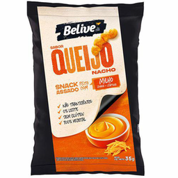 Snack De Milho Queijo Nacho 35G Belive