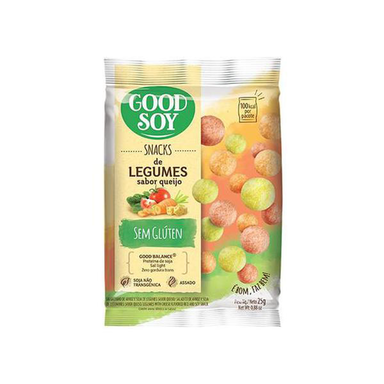 Snack De Soja Legumes Ao Queijo 25G Goodsoy