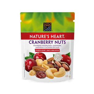 Imagem do produto Snack Nature's Heart Cranberry Nuts 65G