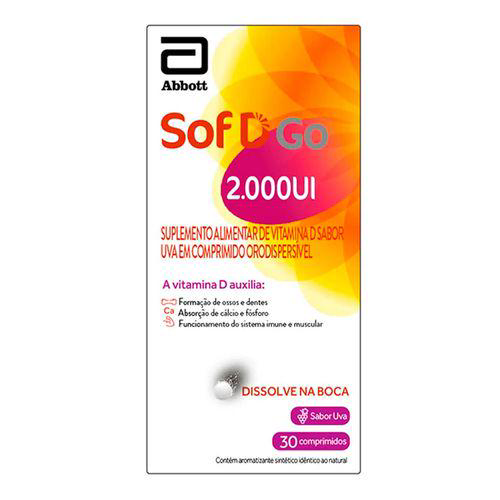 Imagem do produto Sof D Go 2.000Ui 30 Comprimidos