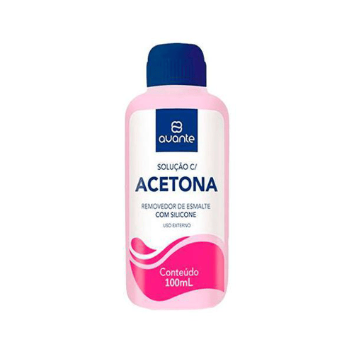 Imagem do produto Solução Com Acetona Avante Removedor De Esmalte Com Silicone 100Ml