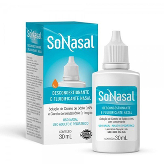 Sonasal Nebulizador Nasal Gotas 30Ml
