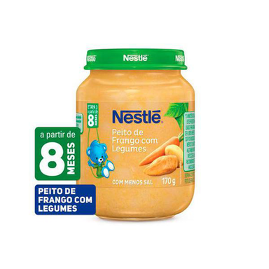 Sopinha - De Peito De Frango Com Legumes 170G Nestle Infantil Etapa 3