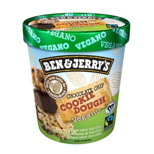 Imagem do produto Sorvete Ben & Jerry's Chocolate Chip Cookie Dough Vegano 458Ml