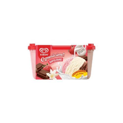 Imagem do produto Sorvete Kibon Pote Cremosíssimo Napolitano 1.5L