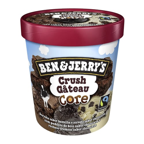 Imagem do produto Sorvete Pote Kibon Ben & Jerry's Crush Gateau Core 458Ml