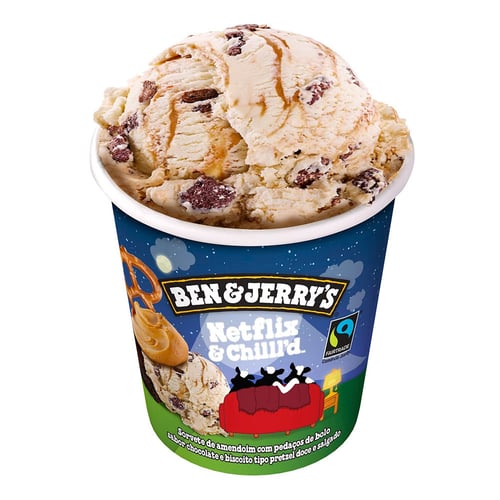 Imagem do produto Sorvete Pote Kibon Ben & Jerry's Netflix E Chilll'd 458Ml