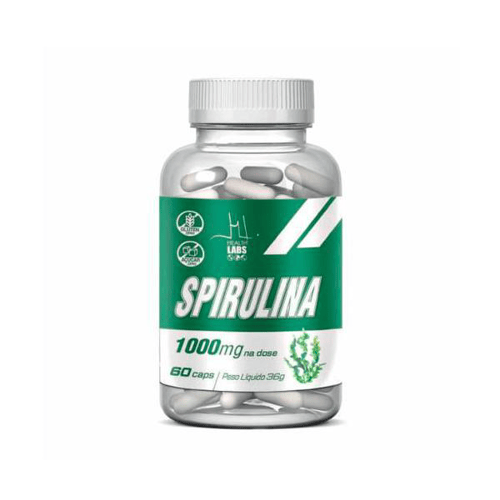 Spirulina 1000Mg Health Labs Com 60 Cápsulas