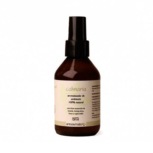 Imagem do produto Spray Aromatizador Com Óleos Essenciais Calmaria 120Ml Ares De Mato Use Orgnico