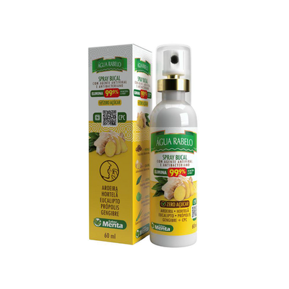 Imagem do produto Spray Bucal Antibacteriano Cpc Com Gengibre Água Rabelo 60Ml Vitgold