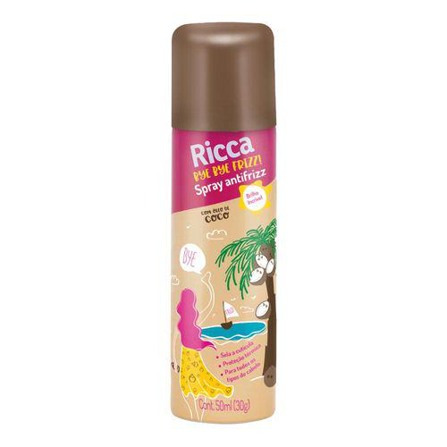 Spray Capilar Ricca Antifrizz Óleo De Coco 50Ml