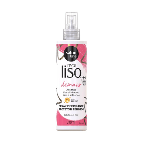 Imagem do produto Spray Defrizante Salon Line Meu Liso Protetor Térmico Condicionador Demais 240Ml