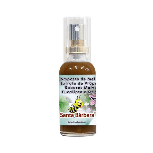 Spray Santa Bárbara Mel/ Propólis/ Malva/ Eucalipto/ Menta 35Ml