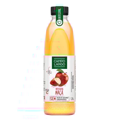 Imagem do produto Suco De Maçã Integral Campo Largo 1,35L