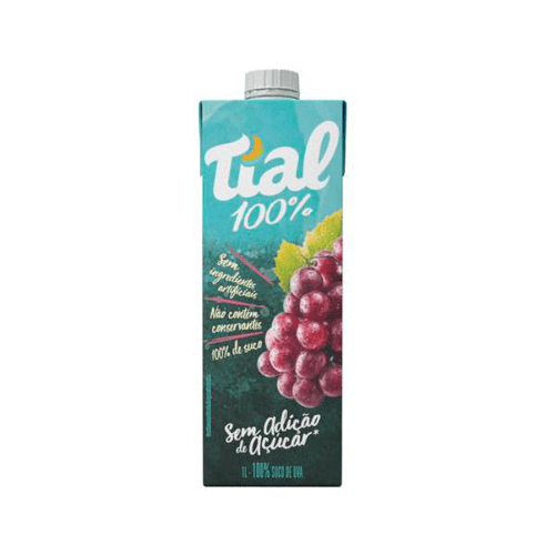 Imagem do produto Suco Tial 100% Uva Sem Adição De Açúcar 1 Litro