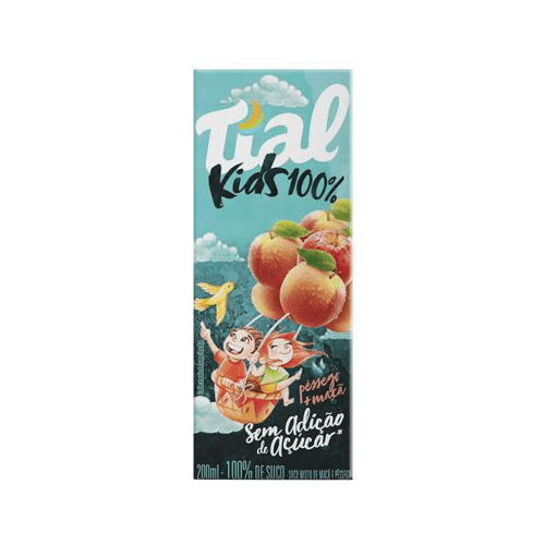 Imagem do produto Suco Tial Kids 100% Pêssego + Maçã 200Ml