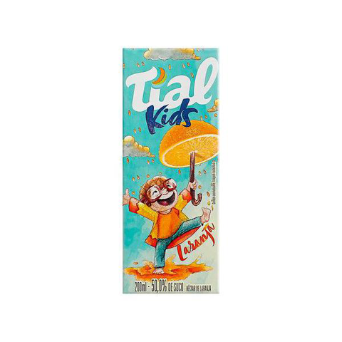Suco Tial Kids Laranja Com 200Ml