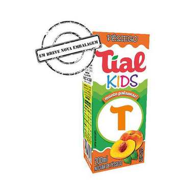 Suco Tial Pêssego Kids Com 200Ml