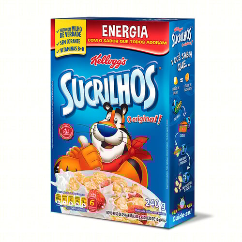 Imagem do produto Sucrilhos Kellogg's Cereal Sabor Original 240G
