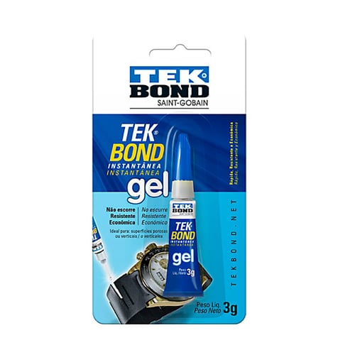 Imagem do produto Super Cola Instantnea Gel Tekbond 3G