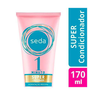 Super Condicionador Seda 1 Minuto Hidratação Máxima Com 170Ml