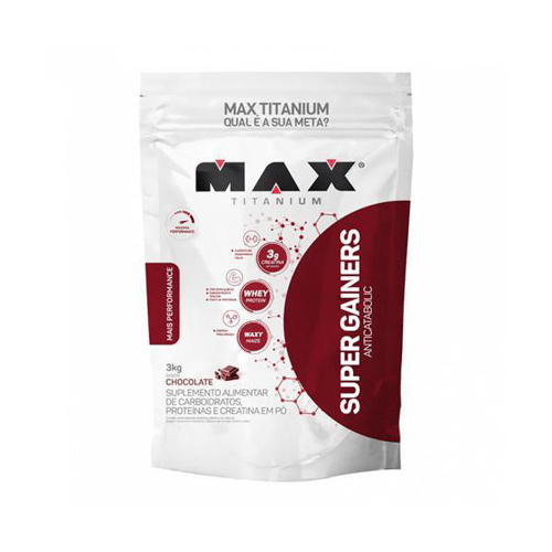 Super Gainers Max Titanium Refil Chocolate 3Kg